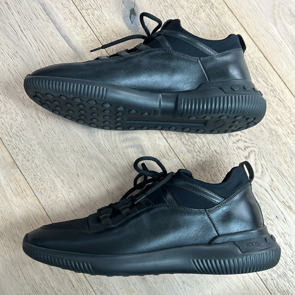 Tod's No Code Sportivo Leather & Neoprene Sneakers UK Size 7.5 - Picture 4 of 16